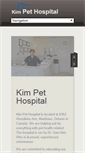 Mobile Screenshot of kimpethospital.com