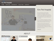 Tablet Screenshot of kimpethospital.com